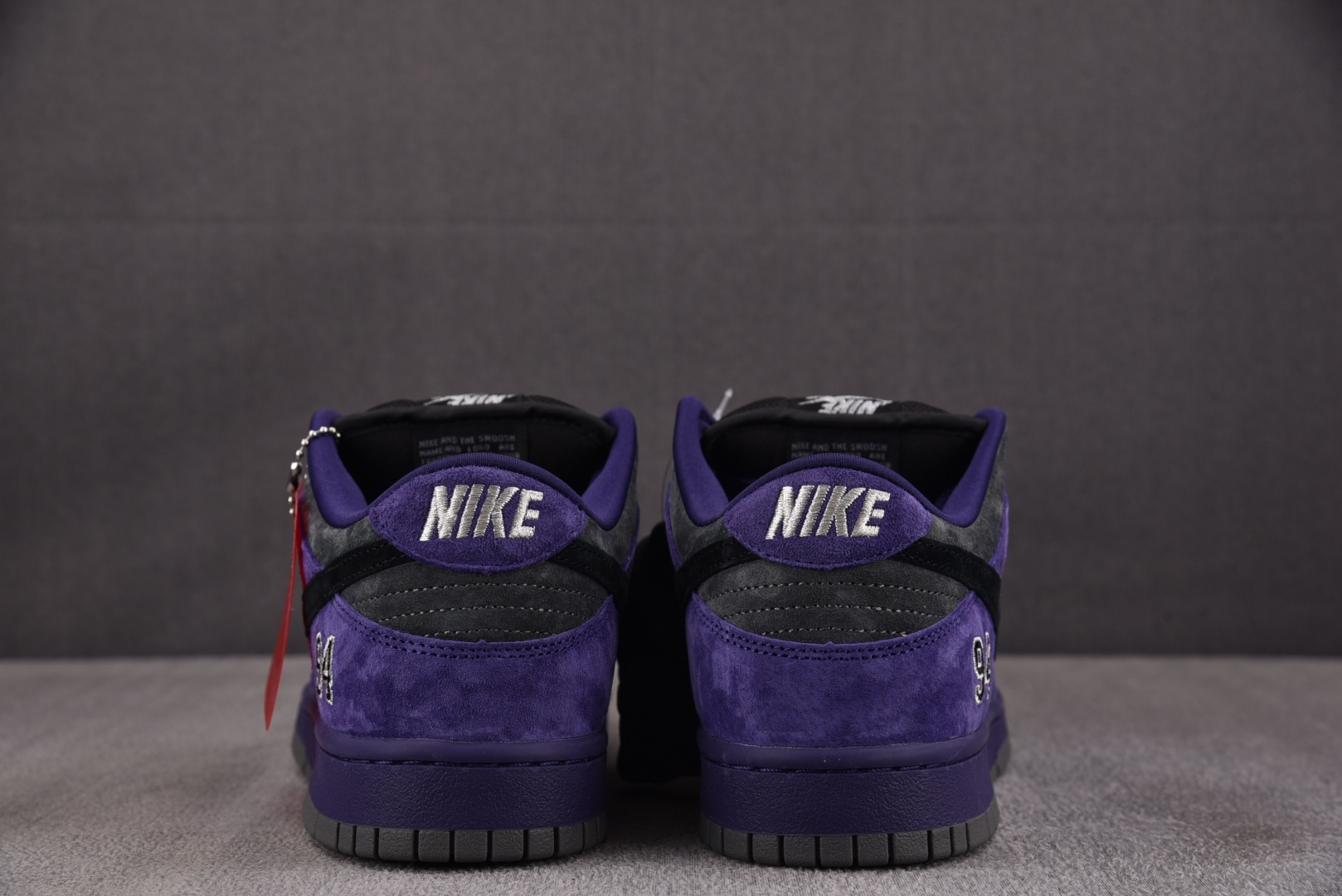 NK SB Dunk Low Supreme 94 Ink 墨水 黑紫 HQ8487-500 尺寸 40