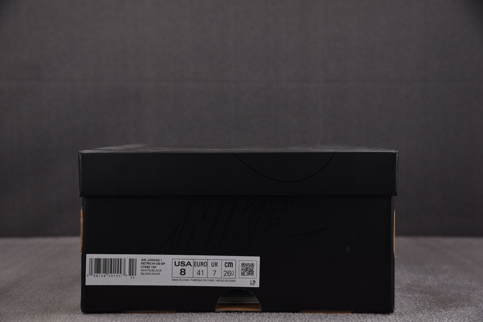 AJ1黑白 尺码40-47.5纯原出品-Air Jordan 1 Retro High OG SP Fr