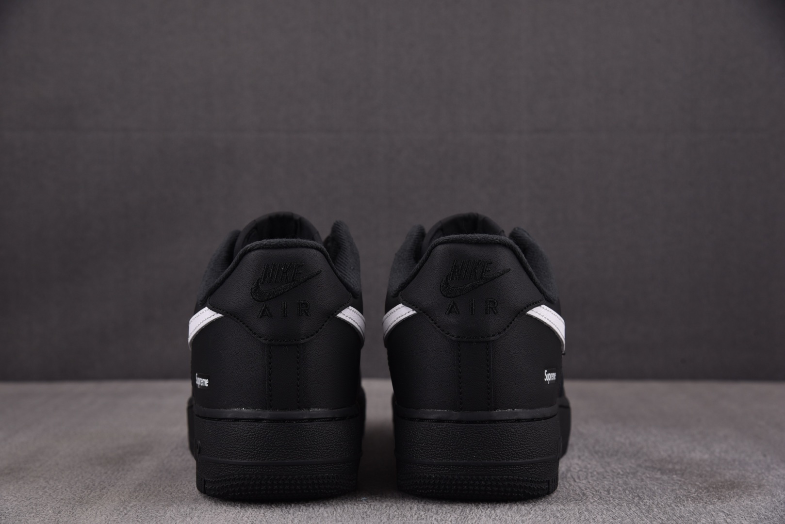 AF1 EUR:40-47.5纯原-Air Force 1 Low Supreme Black Whit