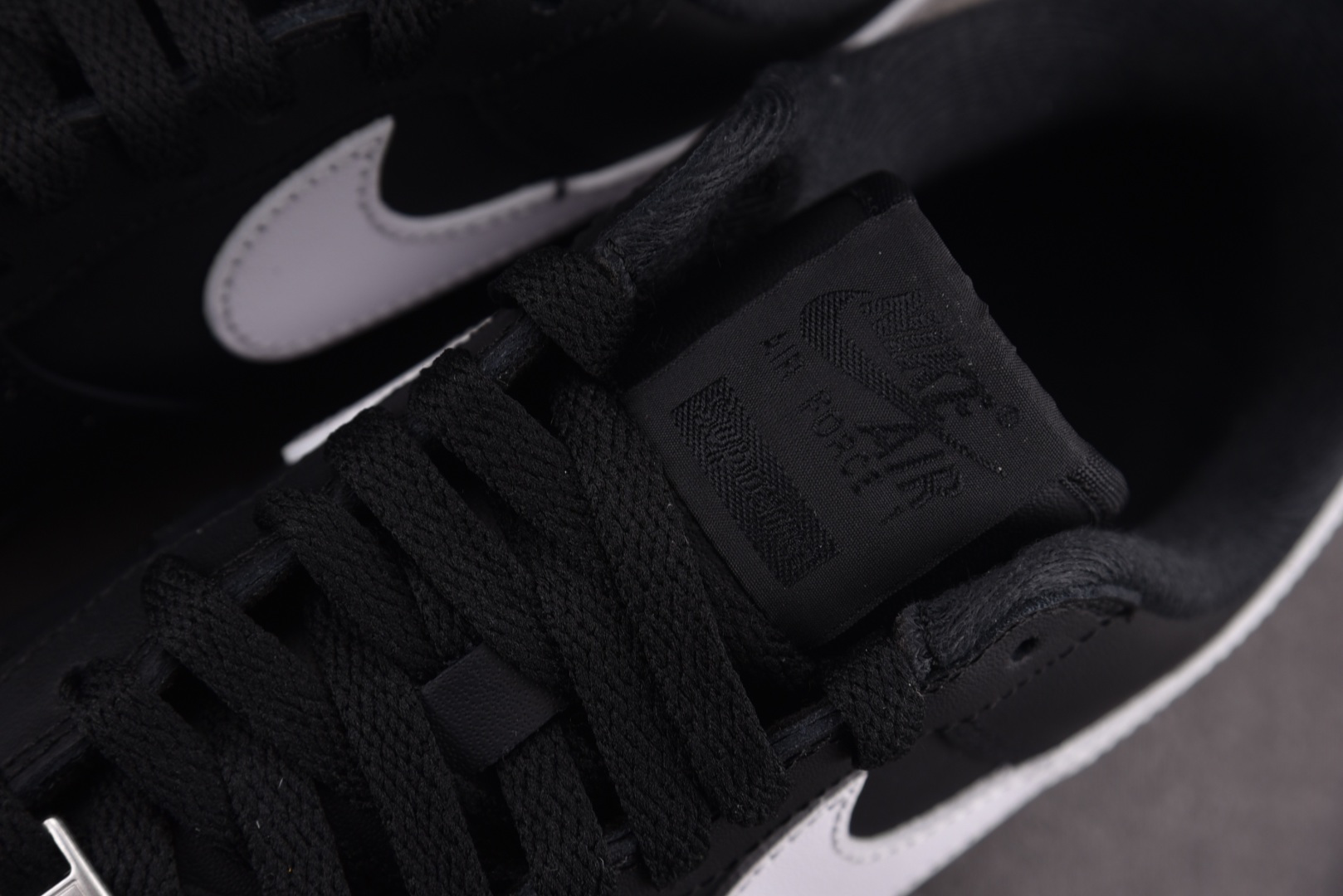 AF1 EUR:40-47.5纯原-Air Force 1 Low Supreme Black Whit