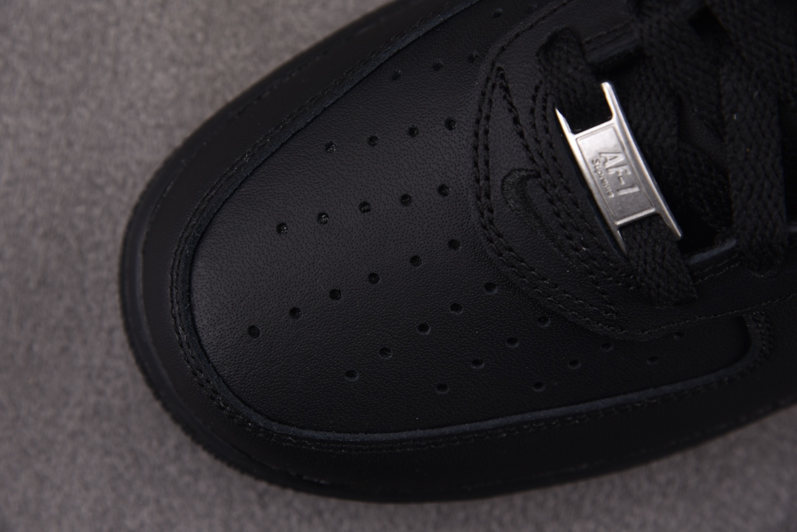 AF1 EUR:40-47.5纯原-Air Force 1 Low Supreme Black Whit