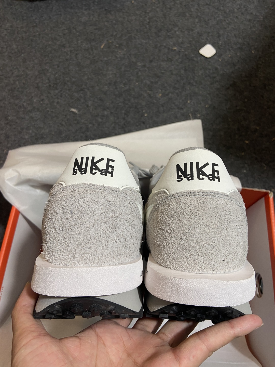 1.0走秀 元祖灰 Fragment design x Sacai x NK LDV Waffle Da