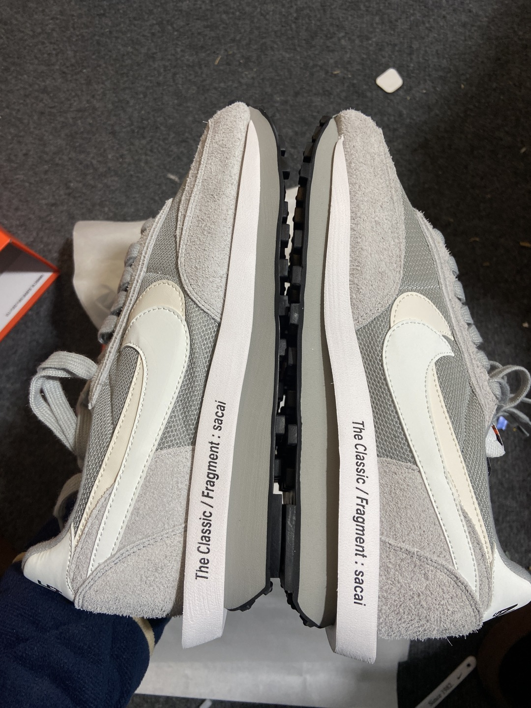 1.0走秀 元祖灰 Fragment design x Sacai x NK LDV Waffle Da