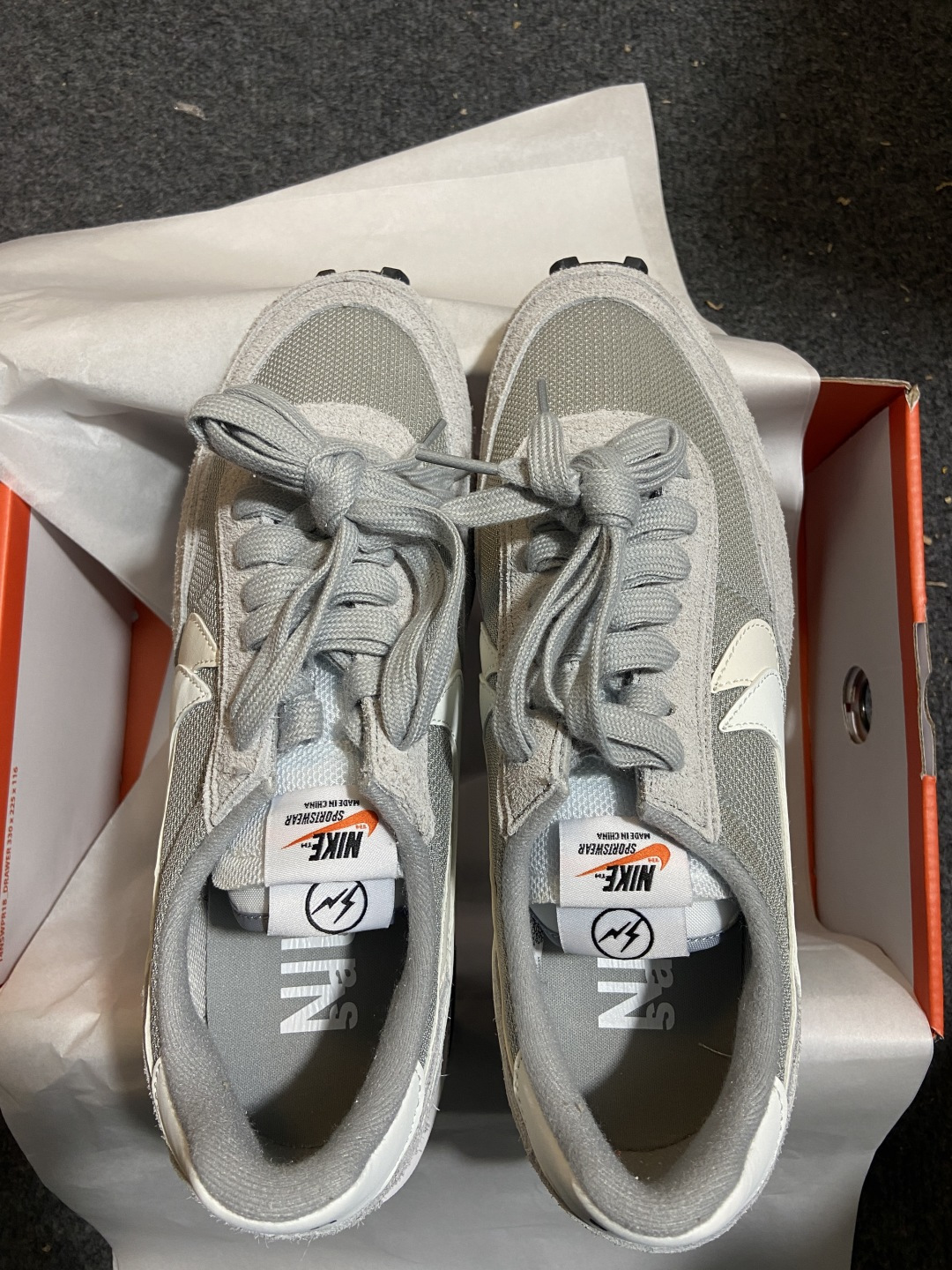 1.0走秀 元祖灰 Fragment design x Sacai x NK LDV Waffle Da