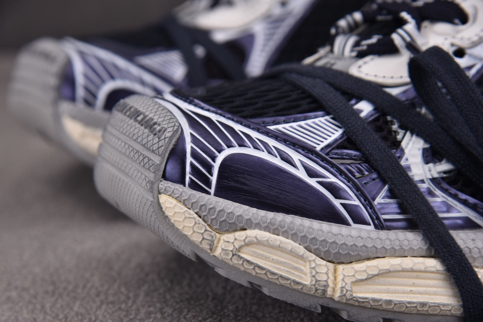 巴黎 EUR:35-46纯原-Balenciaga 3XL SPLIT-LOGO 海军蓝红 YZ018-