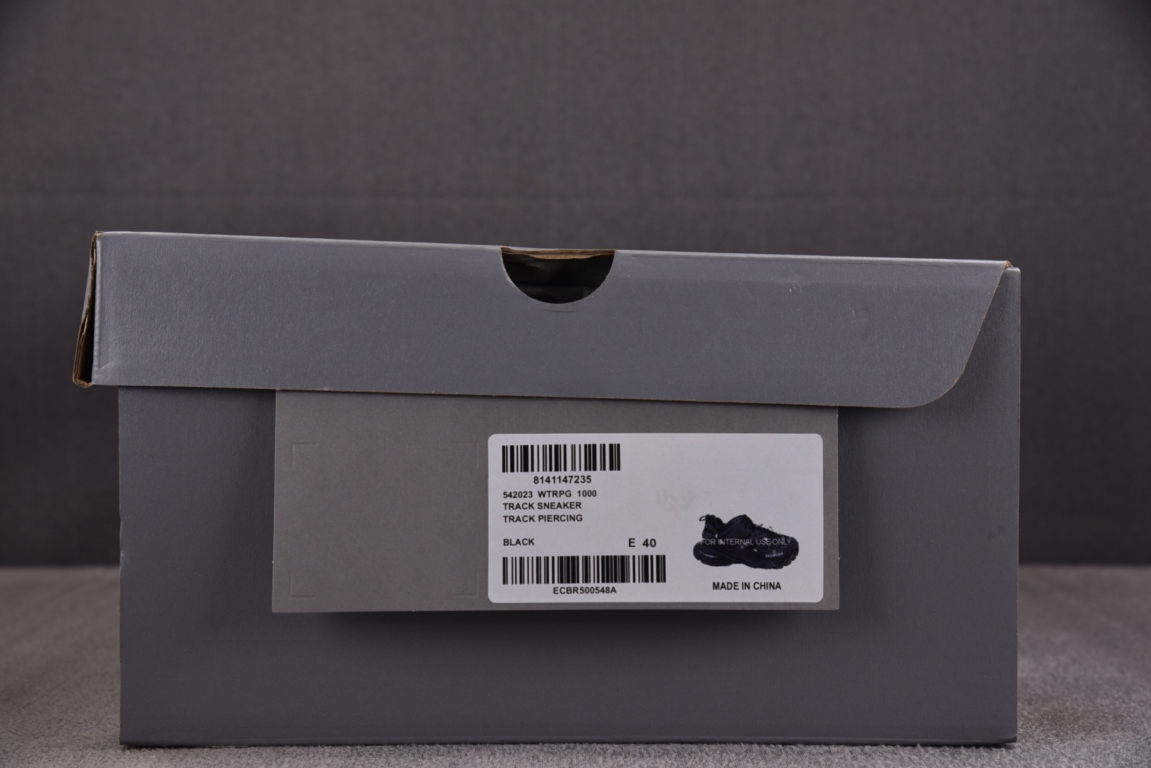 巴黎 EUR:35-46纯原-Balenciaga Track Piercing 黑色 YZ018-5 