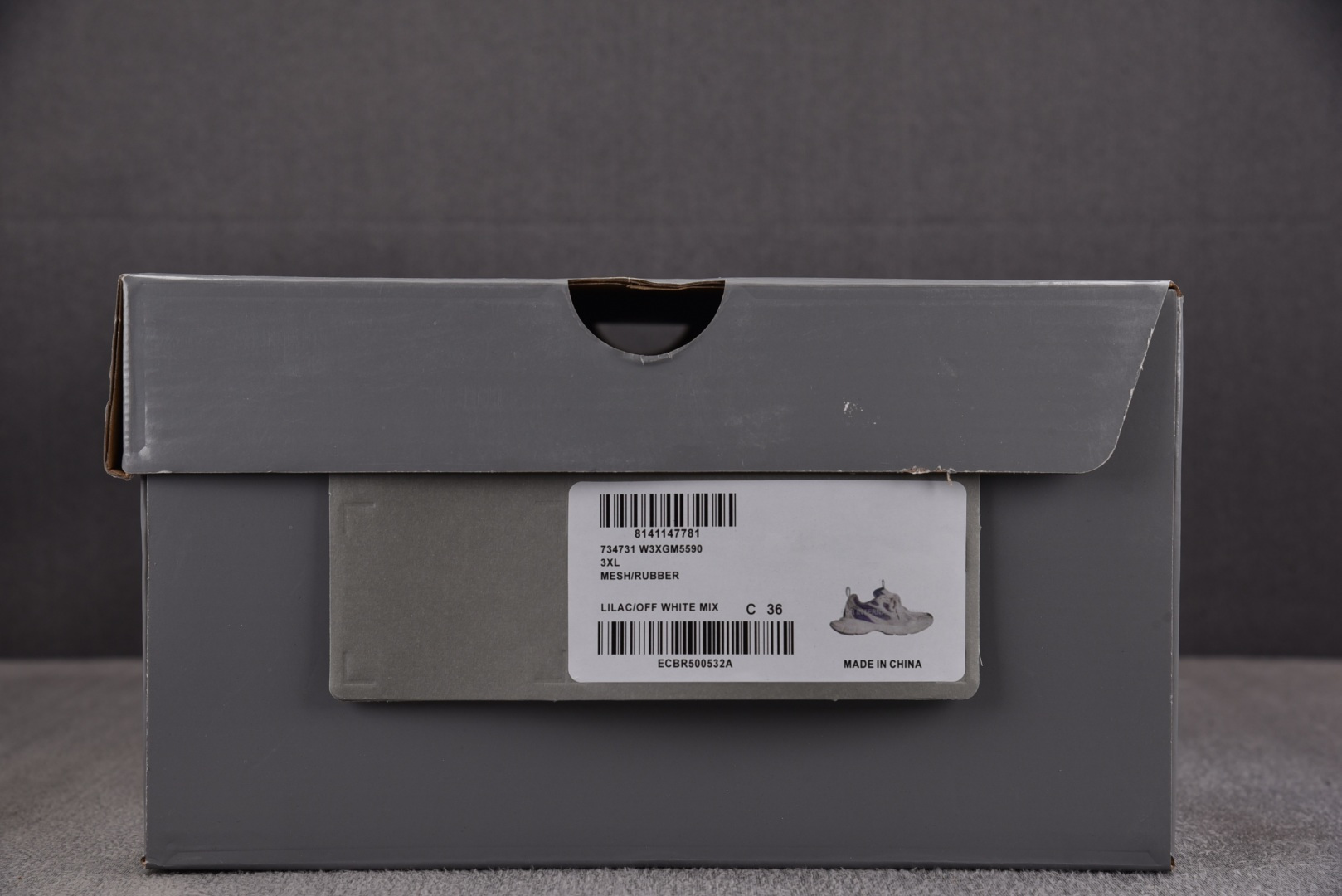 巴黎 EUR:35-46纯原-Balenciaga 3XL 紫色 YZ009-03 Size：35 36