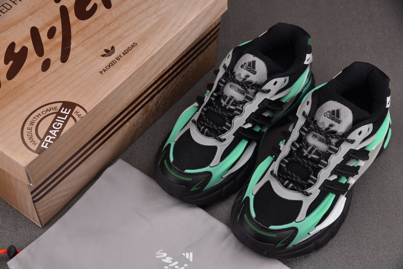 AD EUR:36-47纯原-AD Adistar Jellyfish 黑绿 jp-9396 YZ022