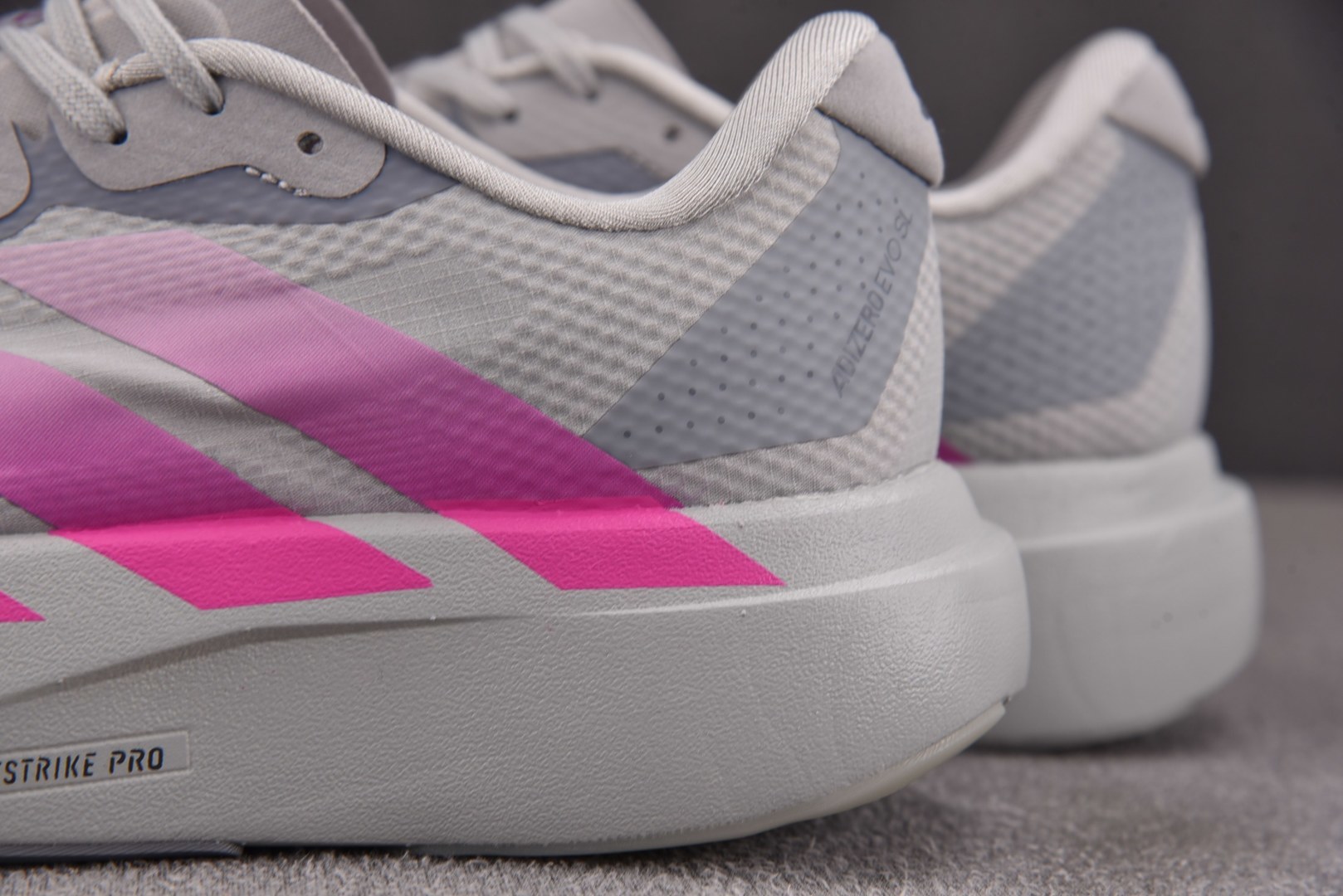 AD EUR:36-45纯原-AD Adizero Evo SL 2 灰粉 JR2026 YZ039BS