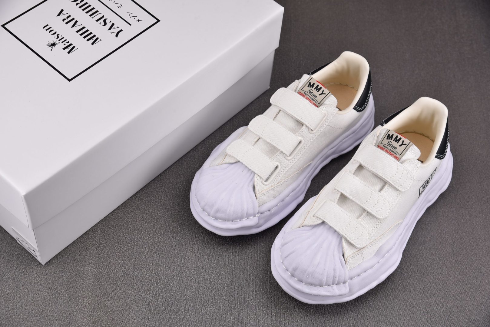 MMY 尺码36-45纯原版出品-MIHARA YASUHIRO 白布 No.606 YZ022尺码：3