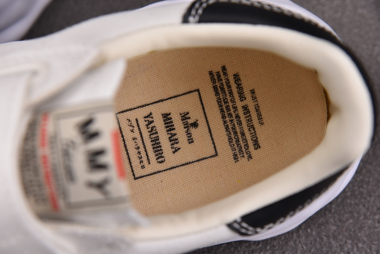 MMY 尺码36-45纯原版出品-MIHARA YASUHIRO 白布 No.606 YZ022尺码：3