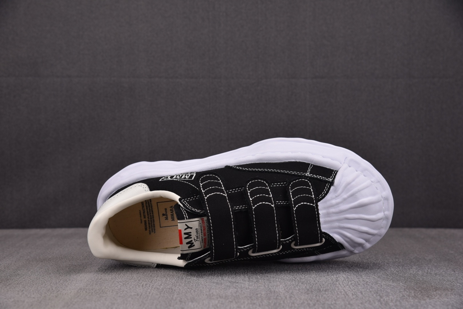 MMY 尺码36-45纯原版出品-MIHARA YASUHIRO 黑白布 No.605 YZ022尺码：