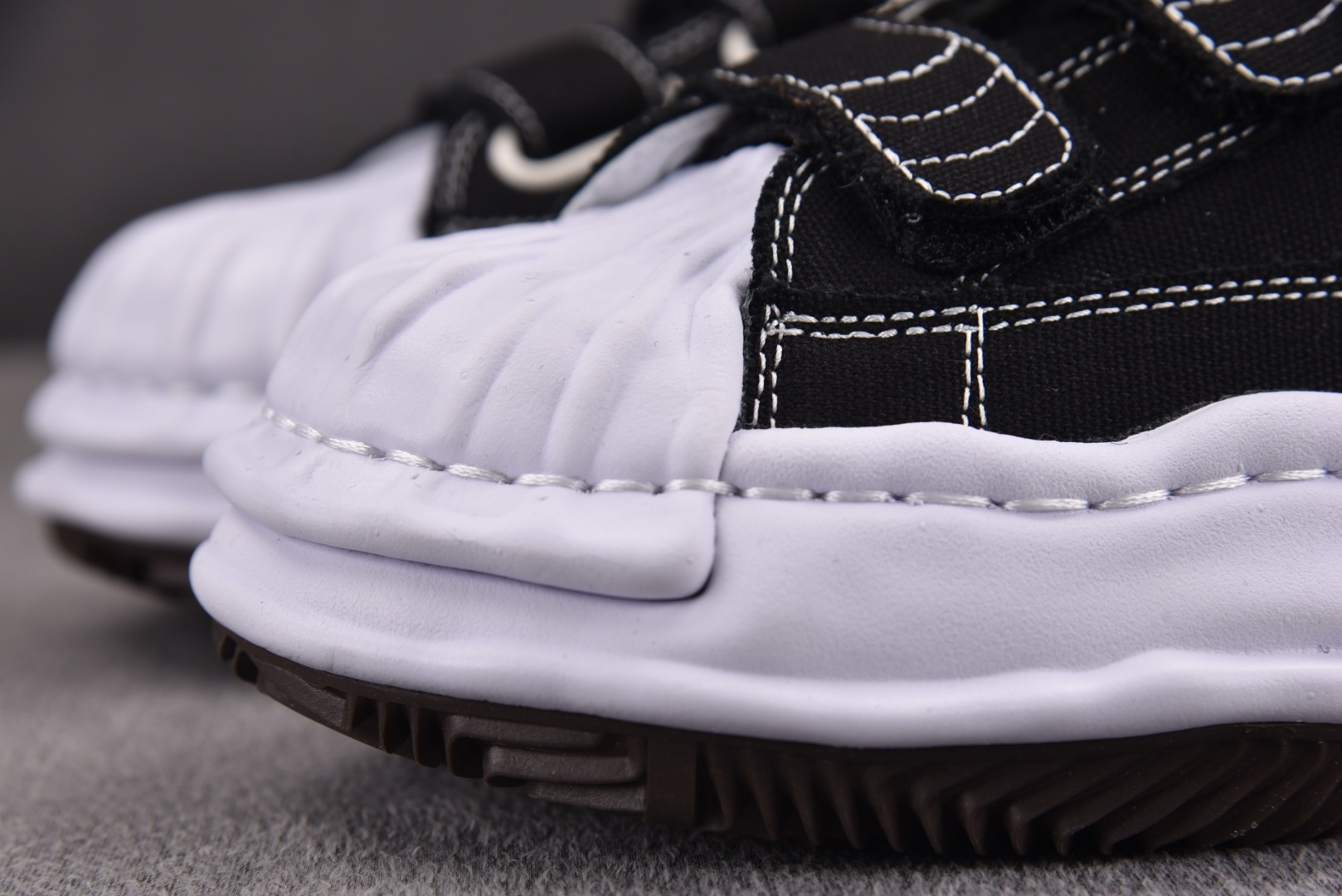 MMY 尺码36-45纯原版出品-MIHARA YASUHIRO 黑白布 No.605 YZ022尺码：