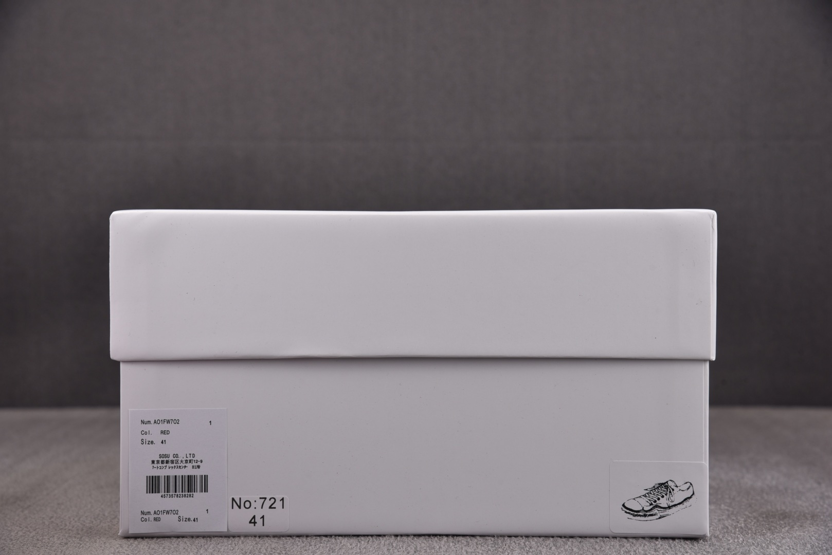 MMY 尺码36-45纯原版出品-MIHARA YASUHIRO 红色 No.721 YZ022尺码：3