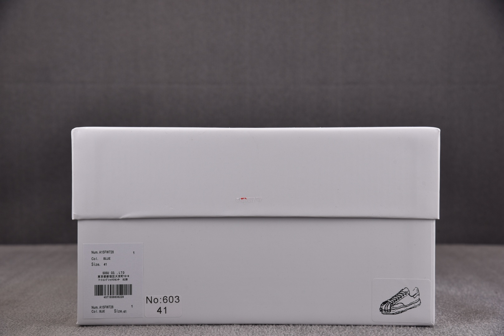 MMY 尺码36-45纯原版出品-MIHARA YASUHIRO 蓝色 No.603 YZ022尺码：3