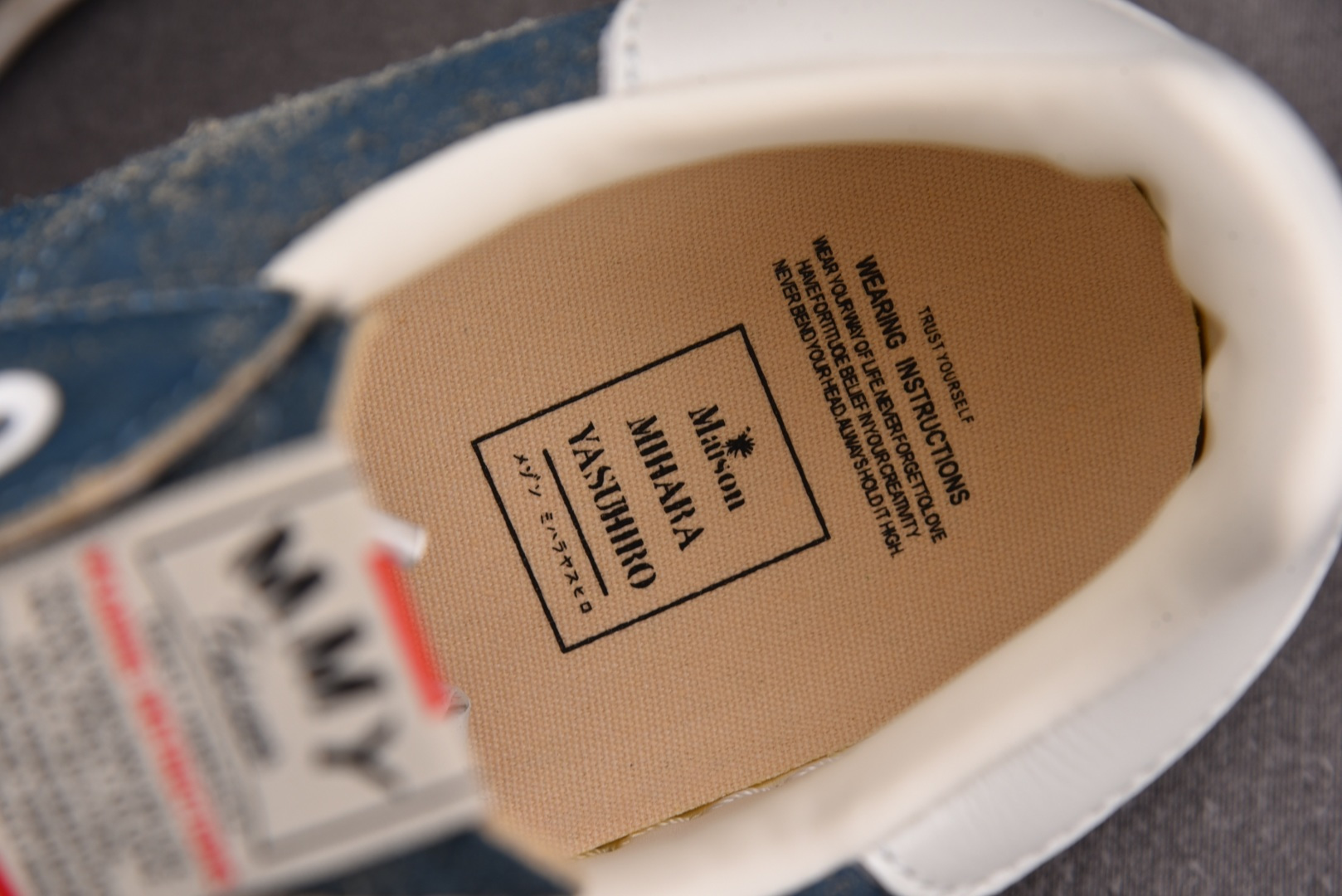 MMY 尺码36-45纯原版出品-MIHARA YASUHIRO 蓝色 No.603 YZ022尺码：3