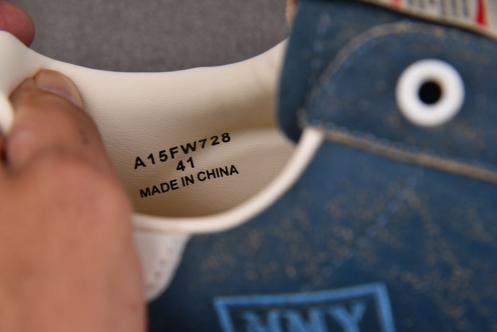 MMY 尺码36-45纯原版出品-MIHARA YASUHIRO 蓝色 No.603 YZ022尺码：3