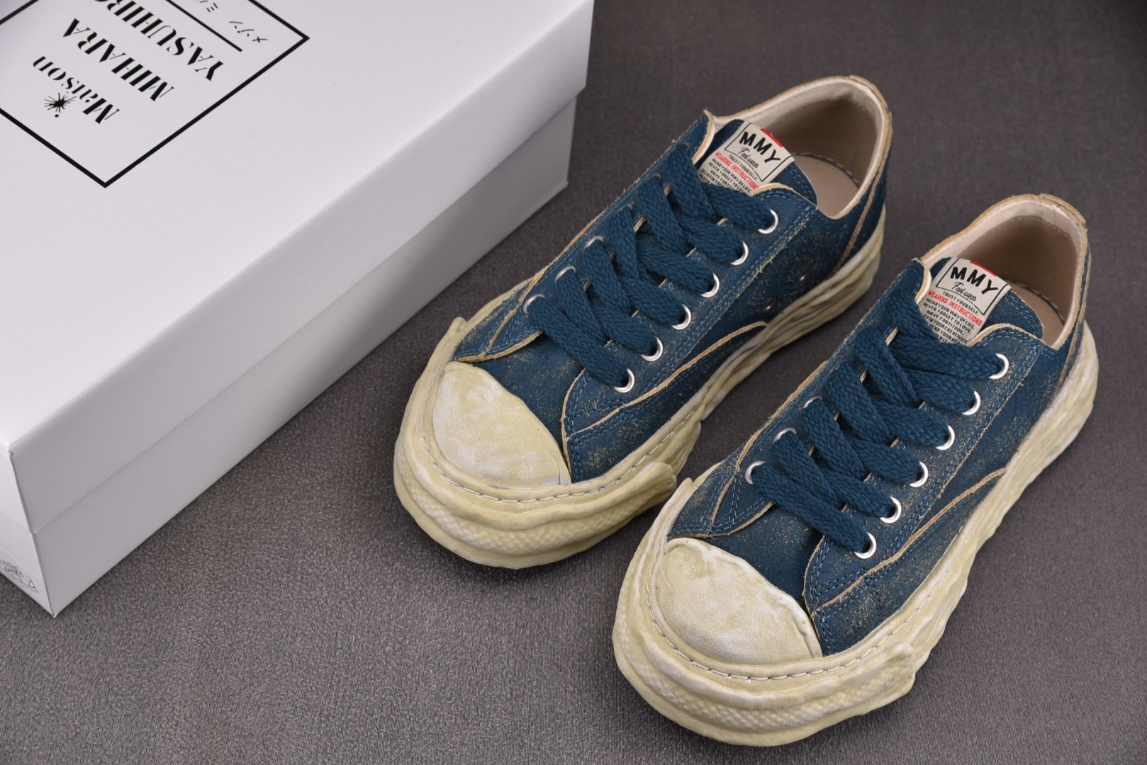 MMY 尺码36-45纯原版出品-MIHARA YASUHIRO 蓝色 No.812 YZ022尺码：3