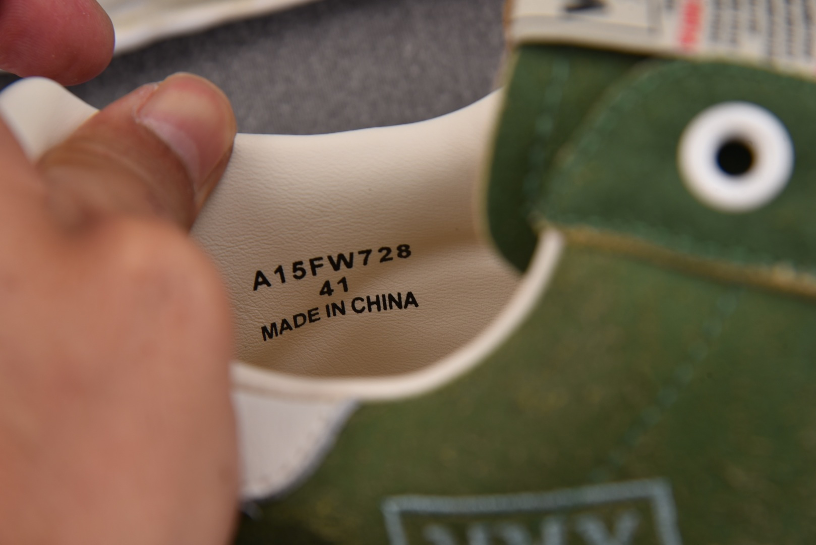 MMY 尺码36-45纯原版出品-MIHARA YASUHIRO 绿色 No.602 YZ022尺码：3