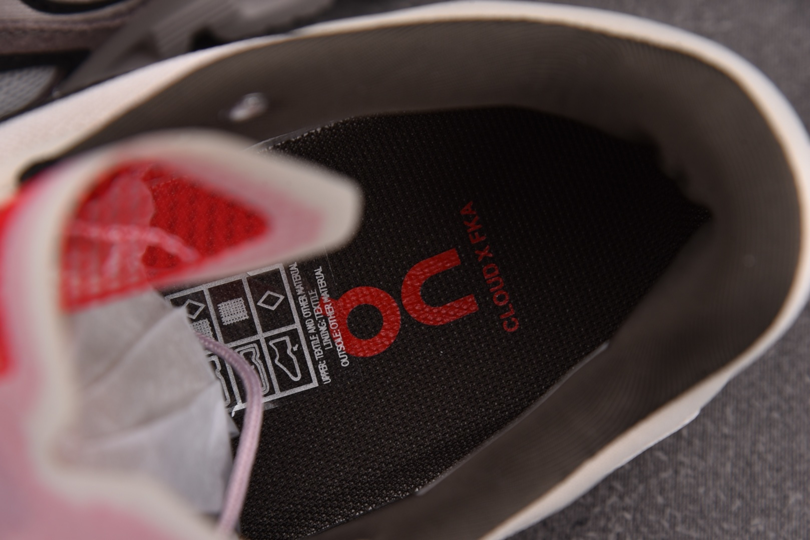 On昂跑 EUR:36-45纯原版出品-FKA x On Cloud X4 灰红 YZ039尺码：36 