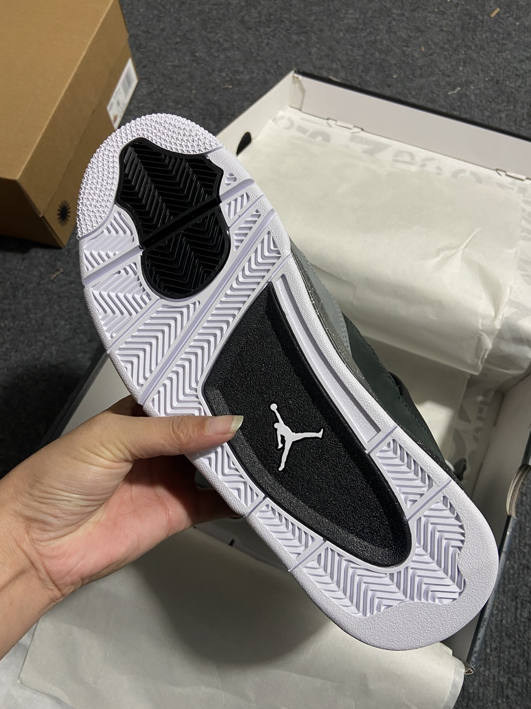 AJ4纯原 尺码:40-48.5纯原版出品-Air Jordan 4 Fear 恐惧 黑灰 FQ8138