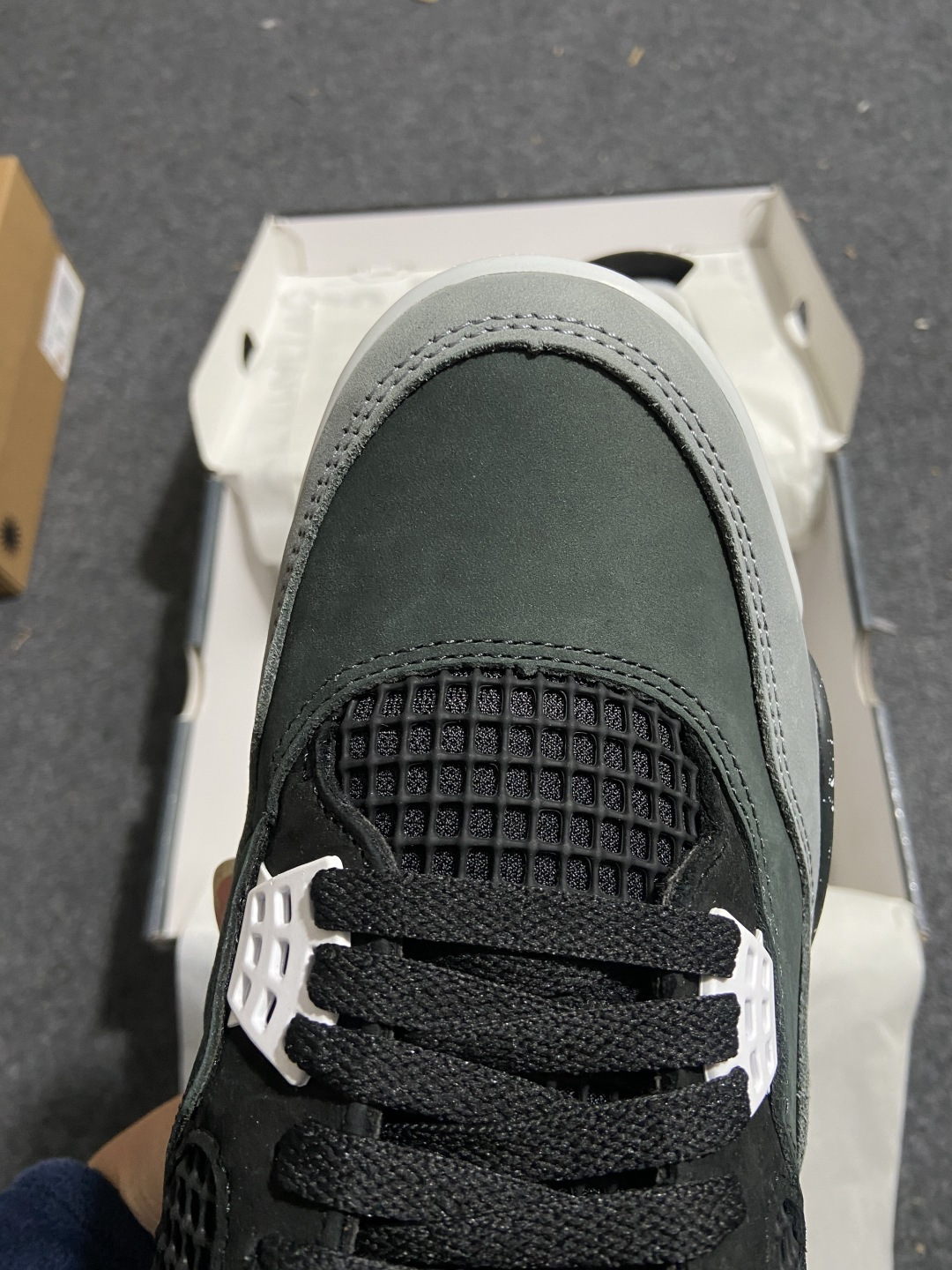 AJ4纯原 尺码:40-48.5纯原版出品-Air Jordan 4 Fear 恐惧 黑灰 FQ8138