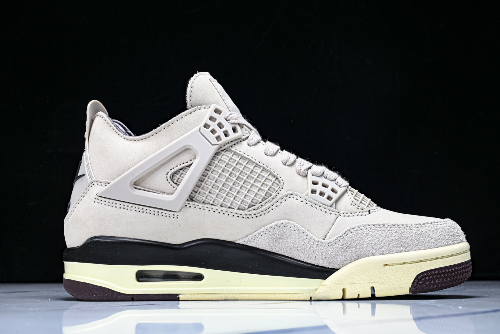 纯原出品-A Ma Maniere x Air Jordan 4 Retro Fossil Stone 