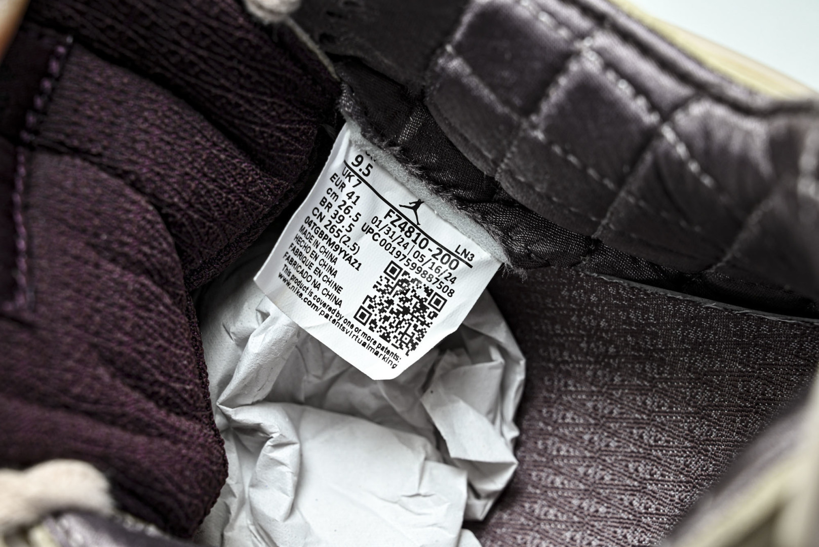 纯原出品-A Ma Maniere x Air Jordan 4 Retro Fossil Stone 