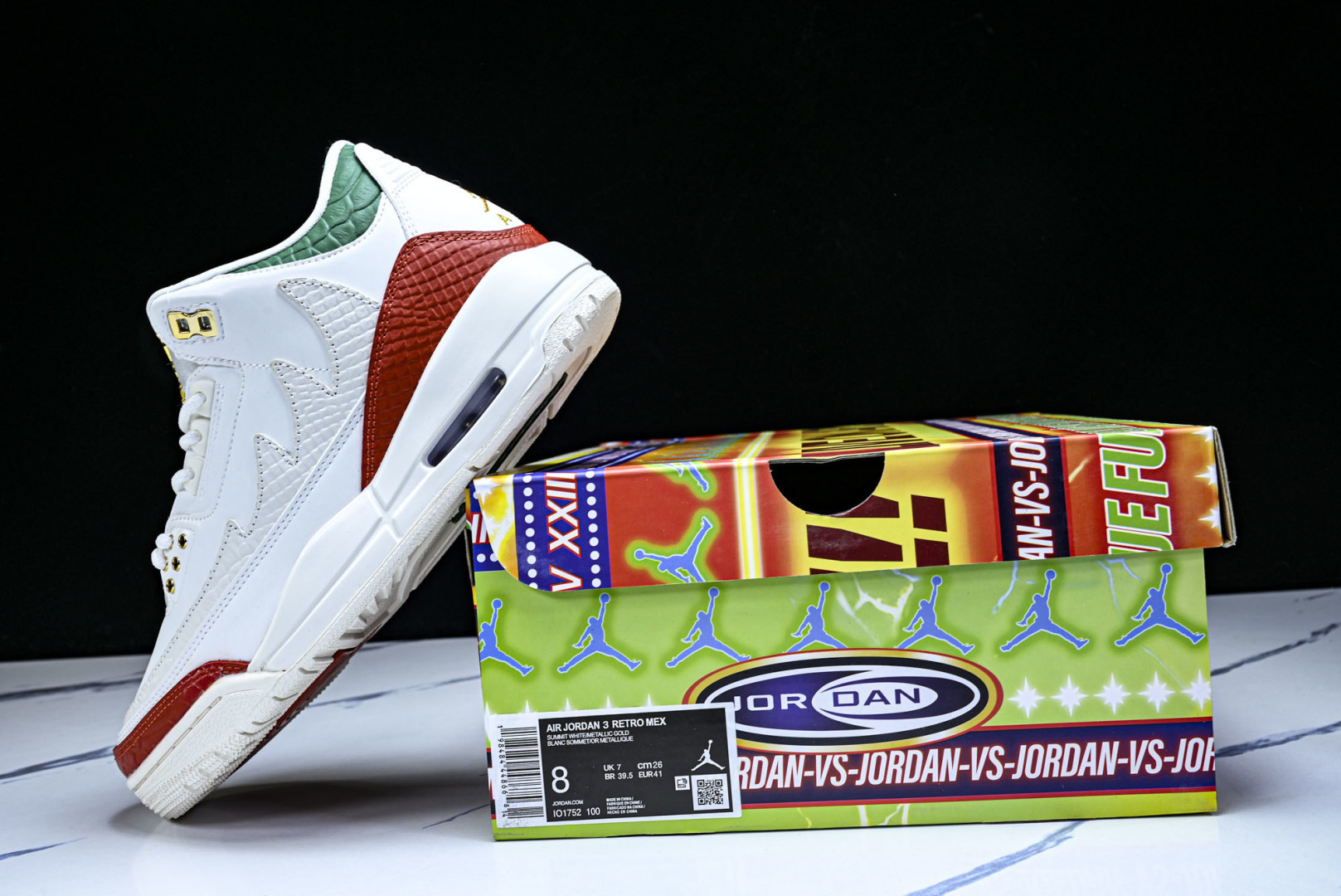 纯原出品-Air Jordan 3 Mexico El Vuelo AJ3 乔3墨西哥限定 IO1752