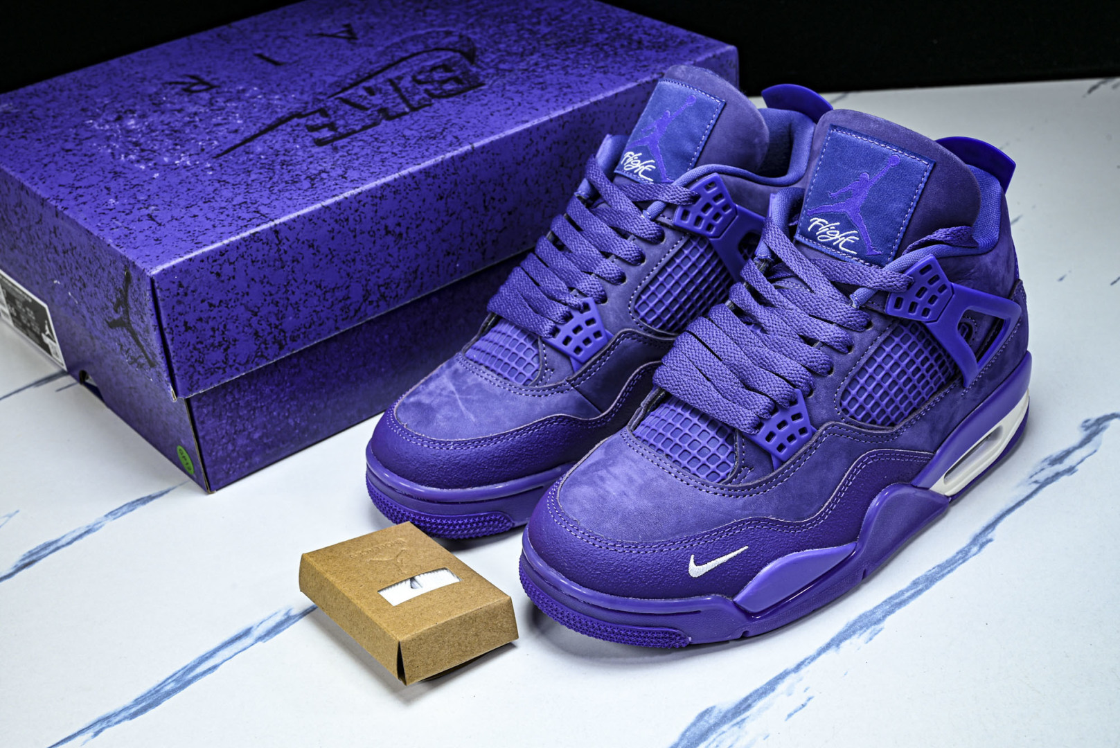 纯原出品-Nigel Sylvester x Air Jordan 4 Retro Purple AJ4