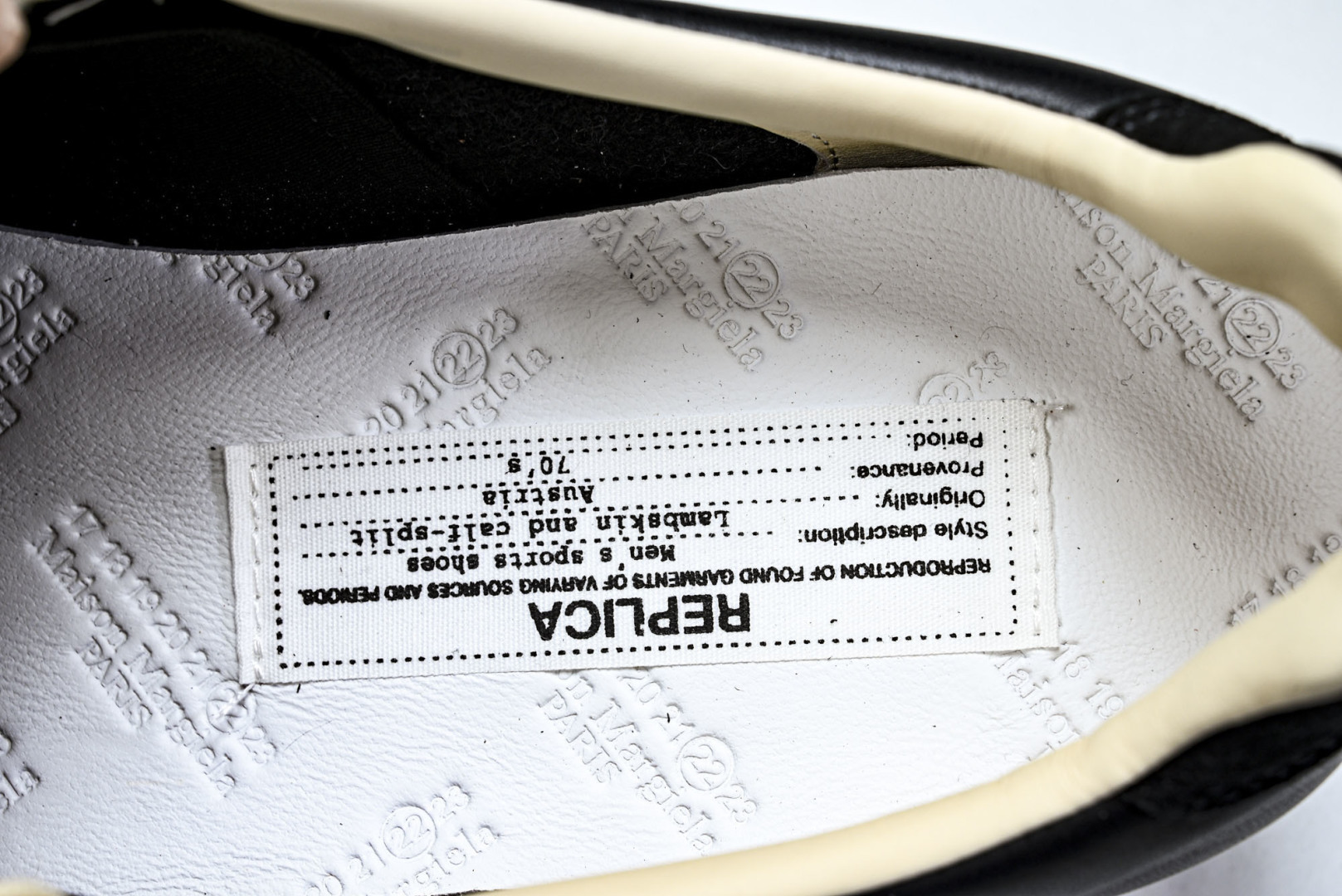 纯原出品-Maison Margiela马吉拉 Replica 皮质绒面革 运动鞋德训鞋休闲通勤平底鞋单