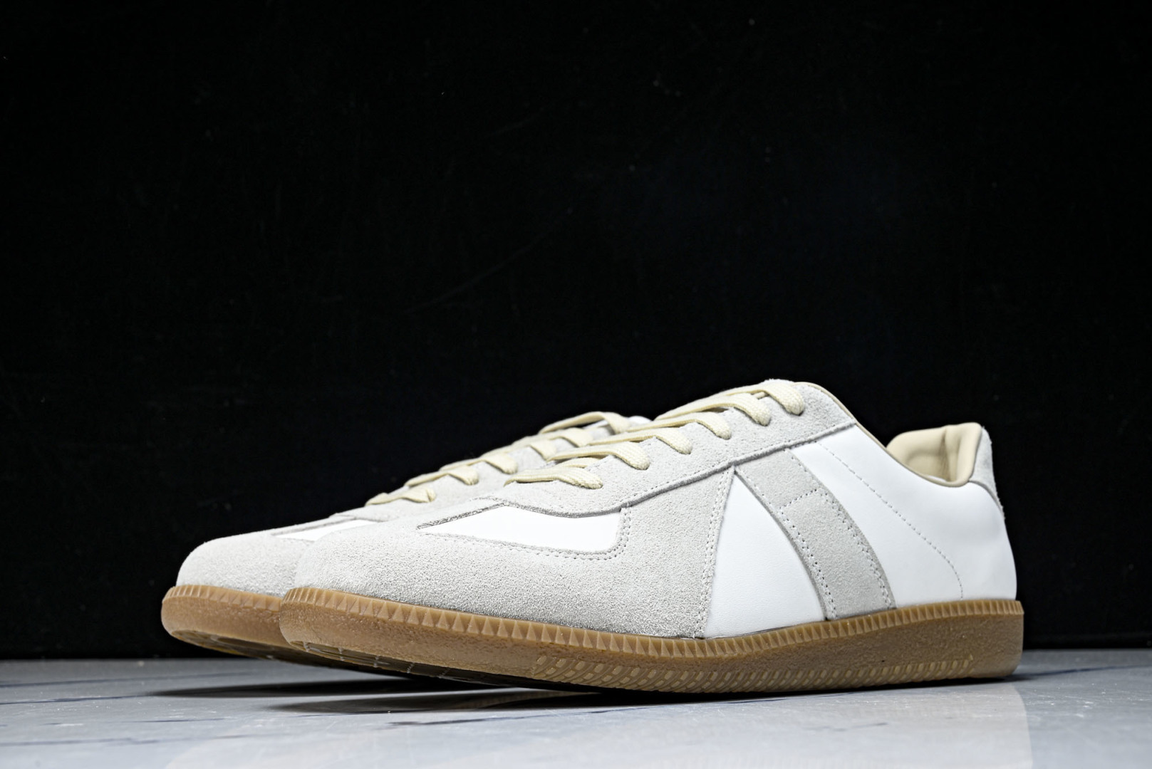 纯原出品-Maison Margiela马吉拉 Replica 皮质绒面革 运动鞋德训鞋休闲通勤平底鞋单