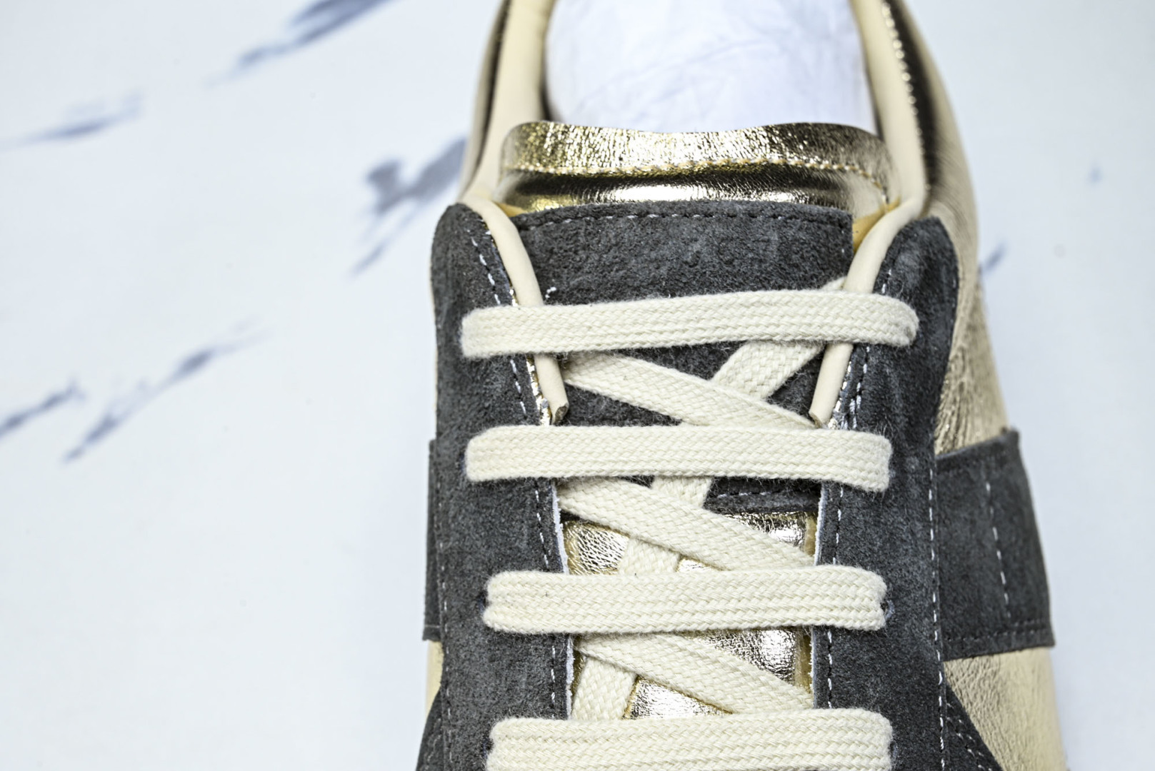 纯原出品-Maison Margiela马吉拉 Replica 皮质绒面革 运动鞋德训鞋休闲通勤平底鞋单