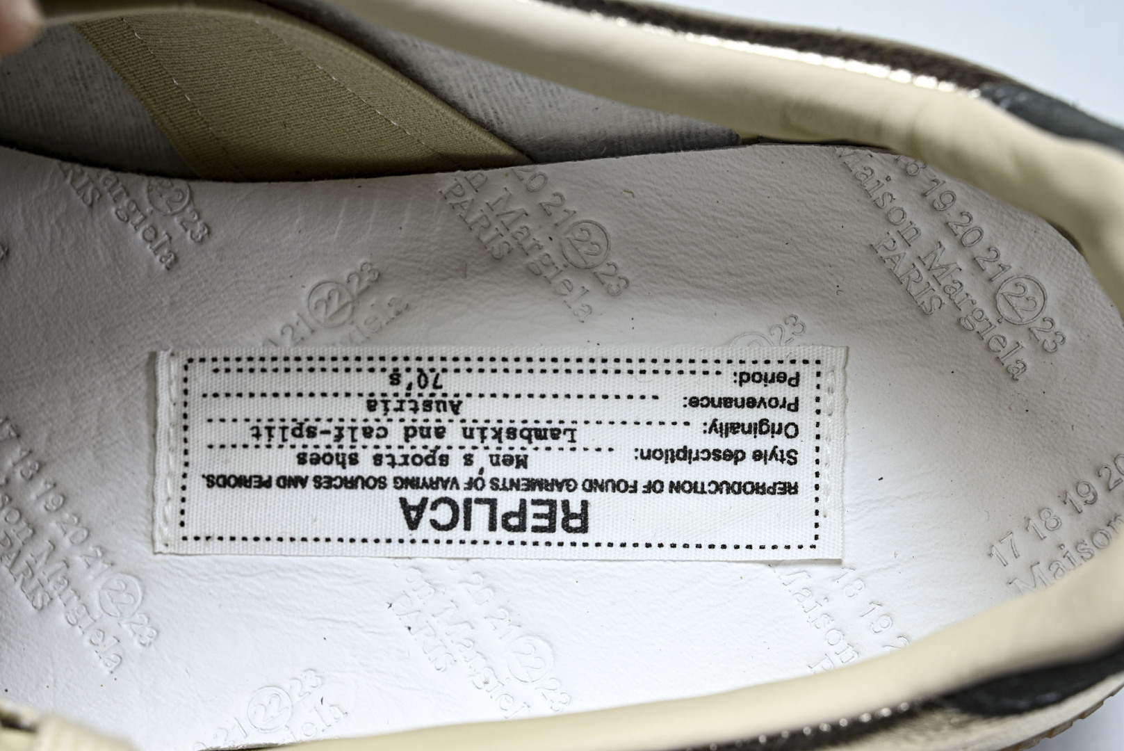 纯原出品-Maison Margiela马吉拉 Replica 皮质绒面革 运动鞋德训鞋休闲通勤平底鞋单