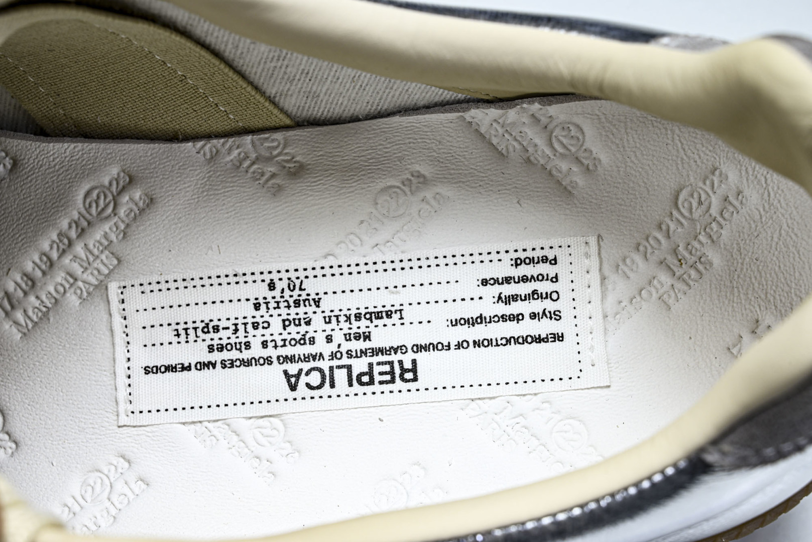 纯原出品-Maison Margiela马吉拉 Replica 皮质绒面革 运动鞋德训鞋休闲通勤平底鞋单