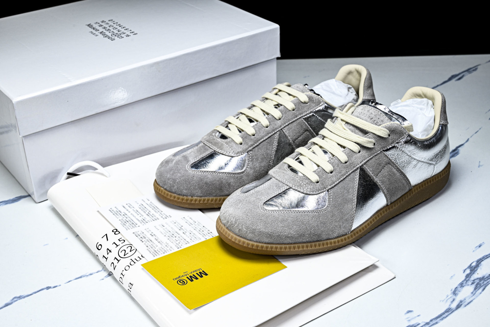 纯原出品-Maison Margiela马吉拉 Replica 皮质绒面革 运动鞋德训鞋休闲通勤平底鞋单