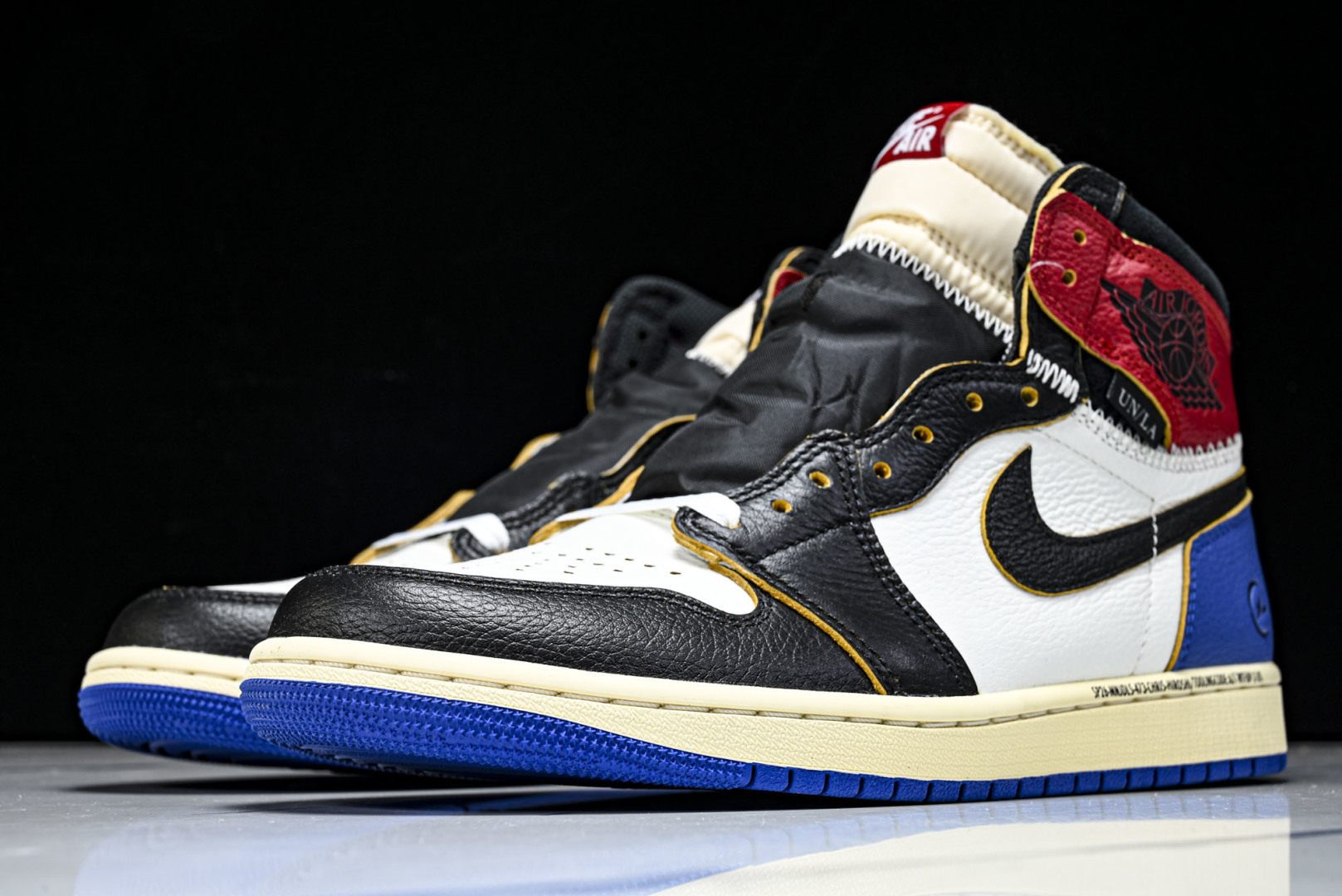 AJ1蓝拼接 尺码40-47.5纯原出品-Air Jordan 1 Retro High OG SP F