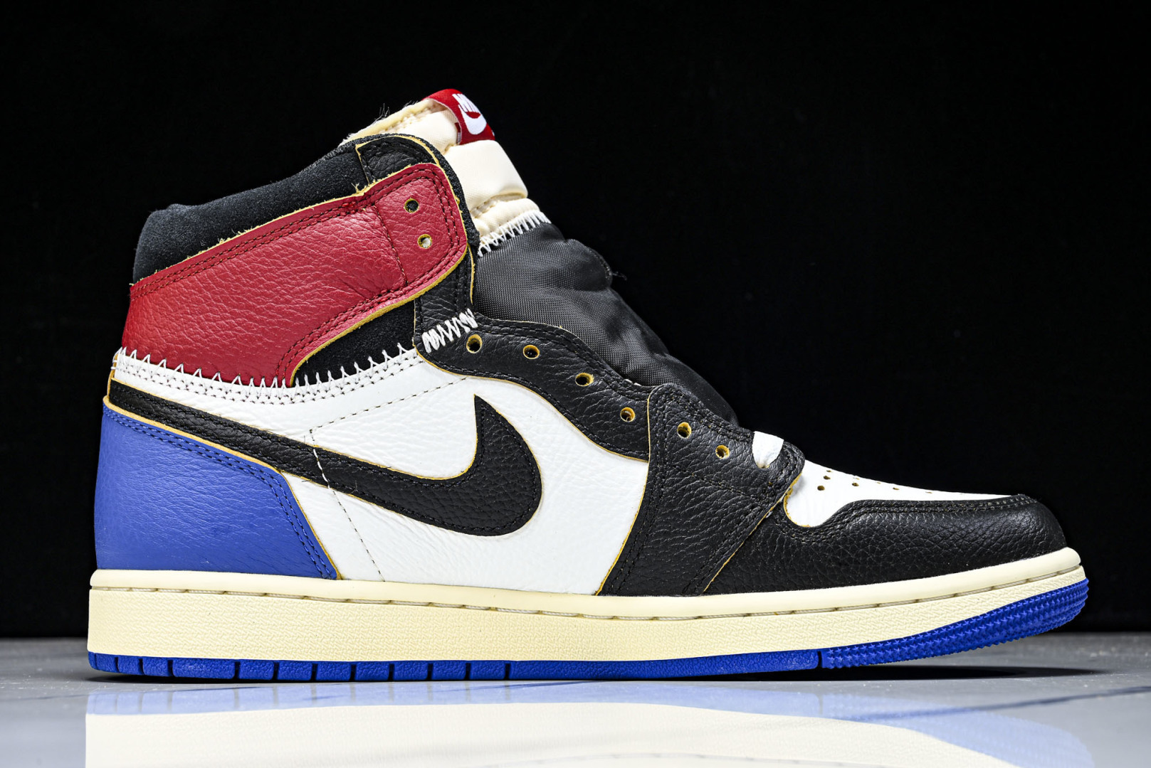 AJ1蓝拼接 尺码40-47.5纯原出品-Air Jordan 1 Retro High OG SP F