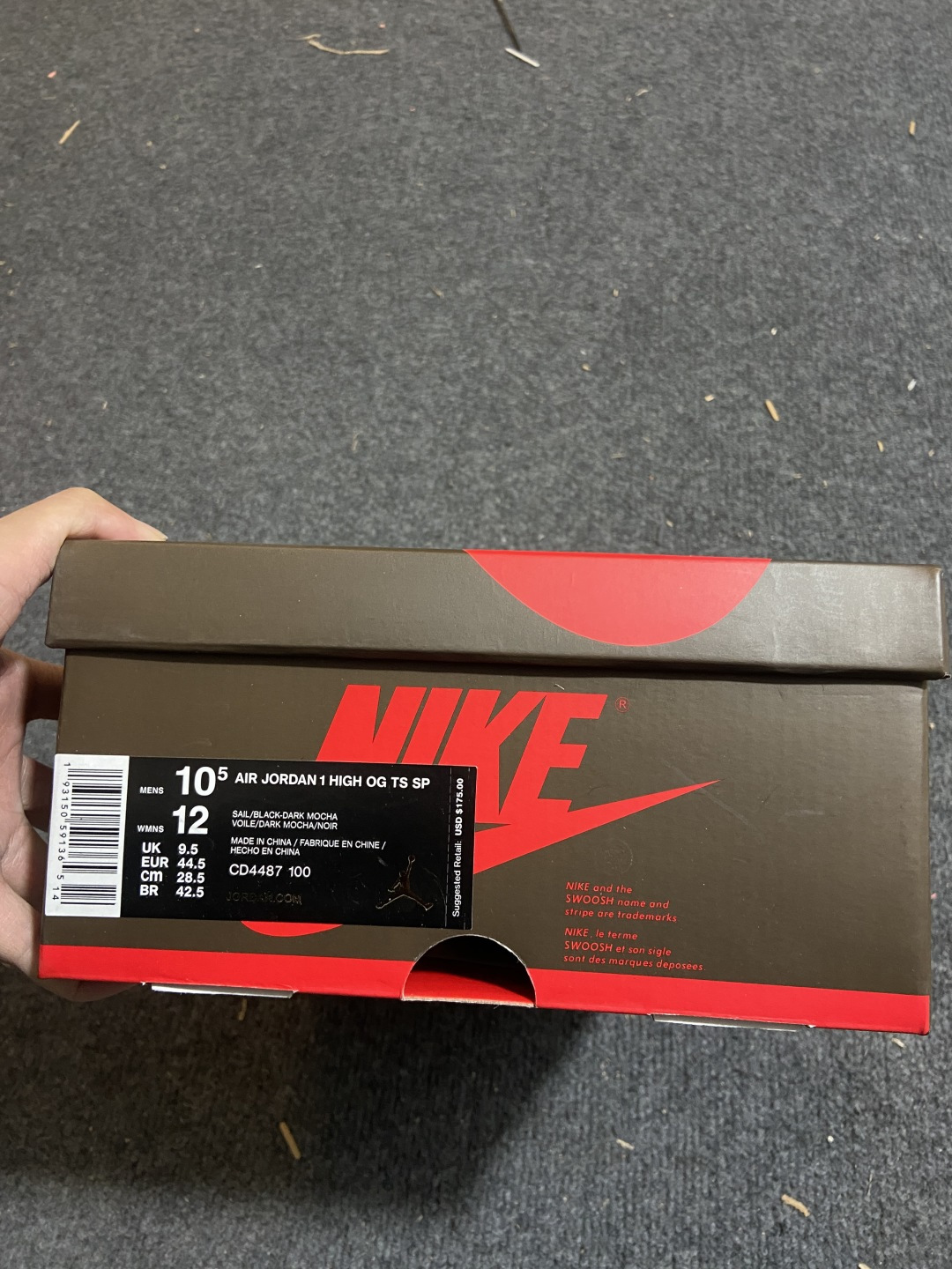 AJ1高帮倒钩 鬼脸 尺码：36-47.5纯原-Air Jordan 1 Travis Scott AJ