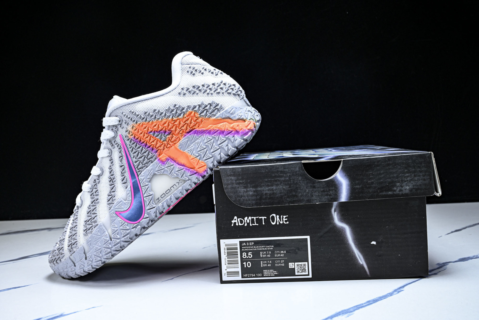 JA 尺码40-46纯原版出品-NK JA3 EP 灰白 HF2794-100 HF2794-100尺码