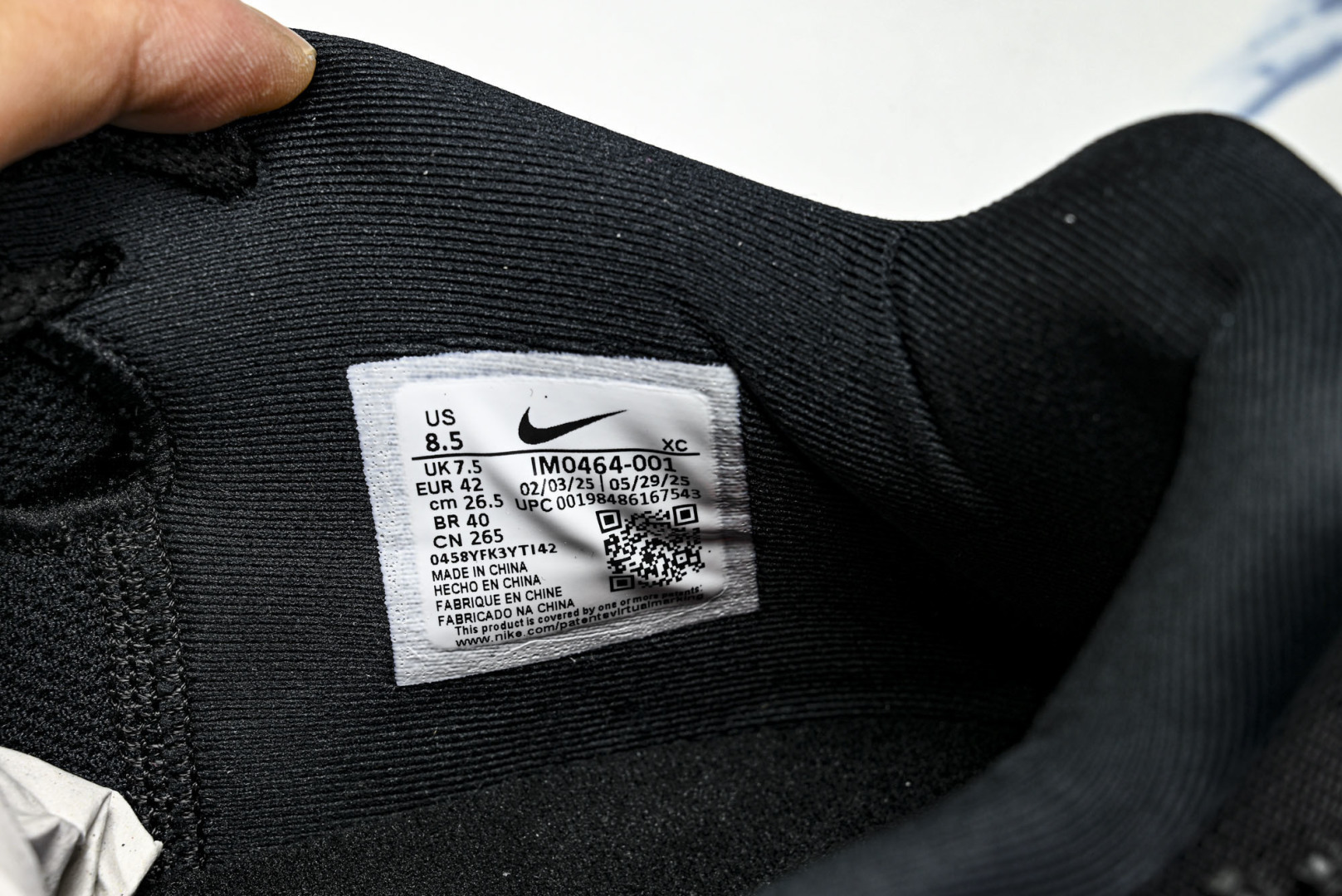 JA 尺码40-46纯原版出品-NK JA3 EP 黑色 IM0464-001尺码 40 40.5 41