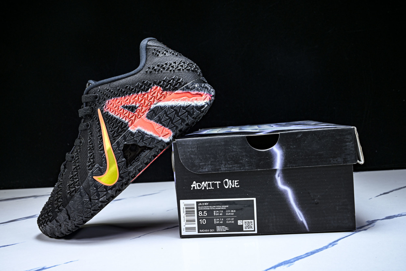 JA 尺码40-46纯原版出品-NK JA3 EP 黑色 IM0464-001尺码 40 40.5 41