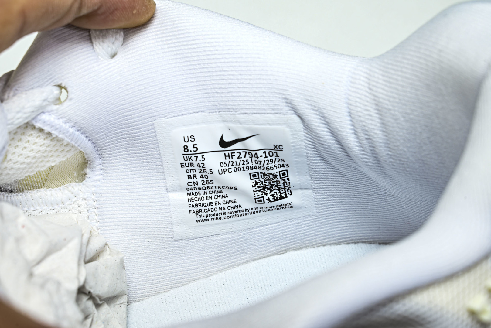 JA 尺码40-46纯原版出品-NK JA3 EP 白色 HF2794-101尺码 40 40.5 41