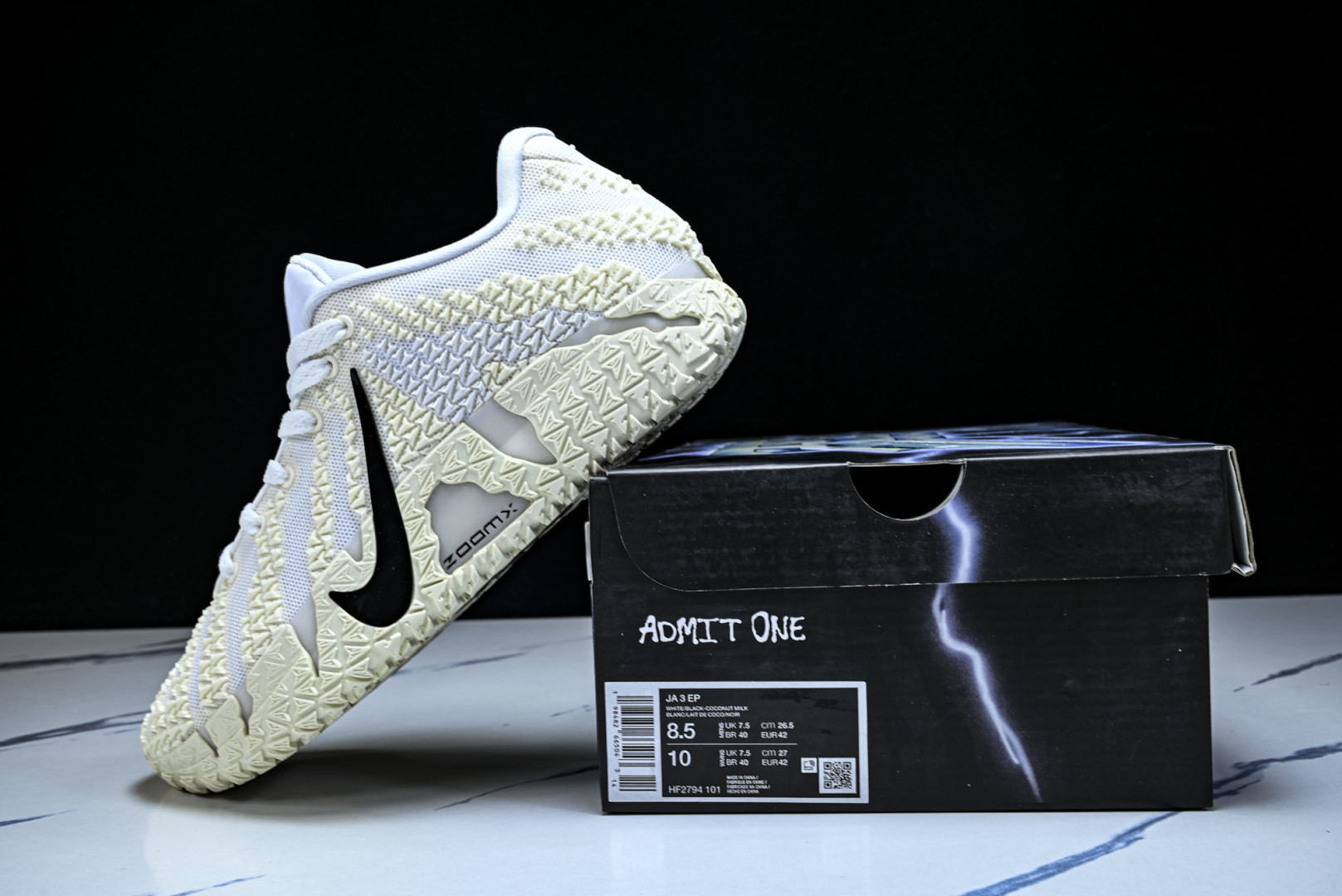 JA 尺码40-46纯原版出品-NK JA3 EP 白色 HF2794-101尺码 40 40.5 41