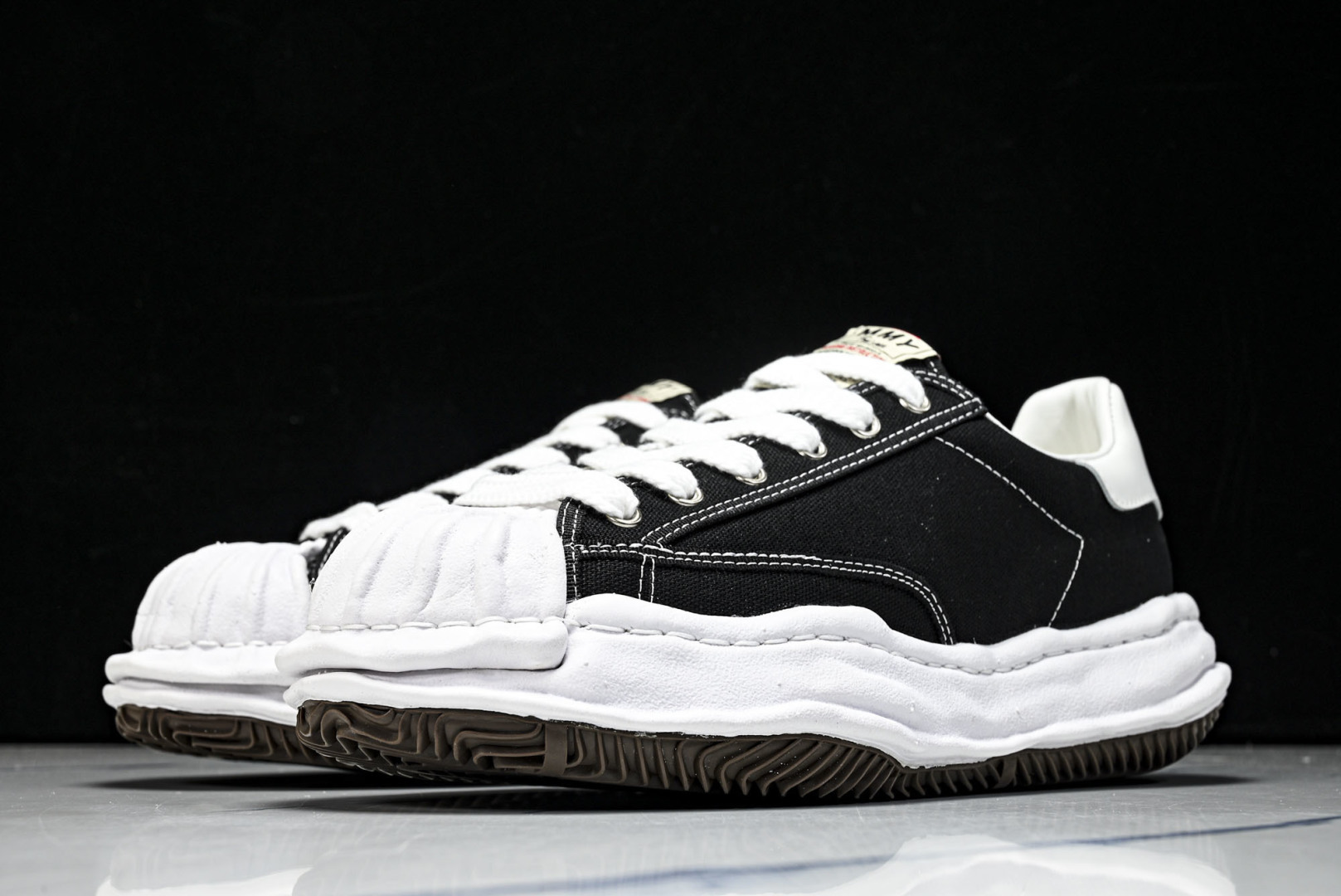 MMY 尺码35-46纯原版出品-MIHARA YASUHIRO 三原康裕 经典裸色帆布溶解鞋0685-