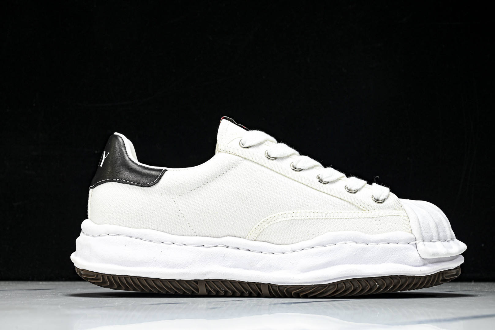 MMY 尺码35-46纯原版出品-MIHARA YASUHIRO 三原康裕 经典裸色帆布溶解鞋0685-