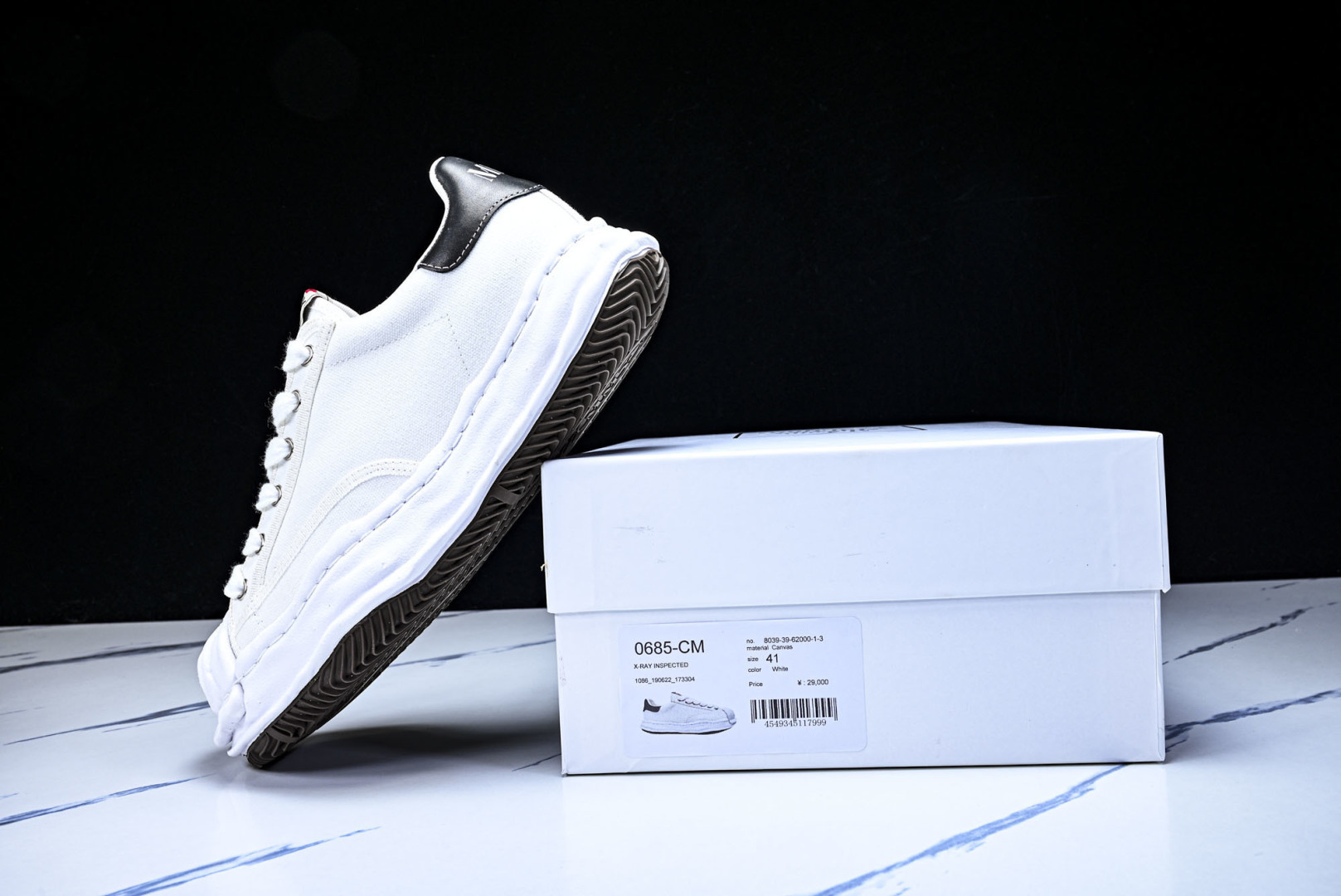 MMY 尺码35-46纯原版出品-MIHARA YASUHIRO 三原康裕 经典裸色帆布溶解鞋0685-