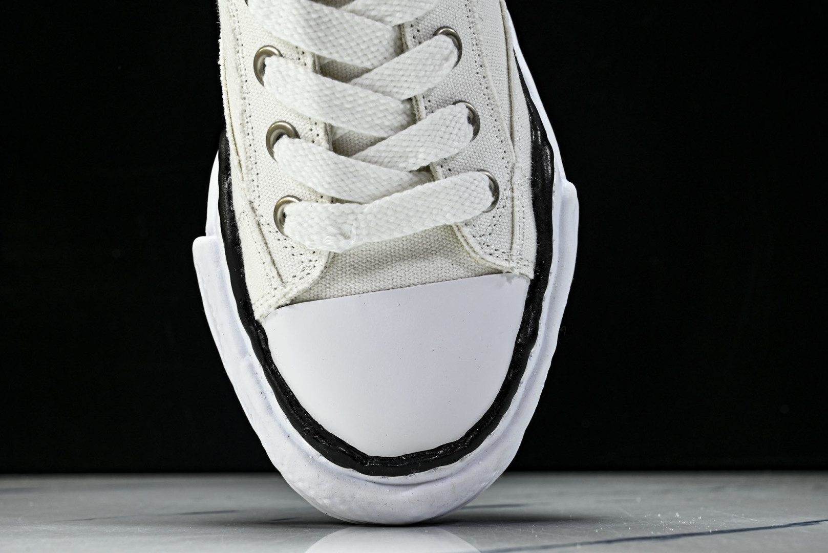 MMY 尺码35-46纯原版出品-MIHARA YASUHIRO 三原康裕 经典裸色帆布溶解鞋BX168