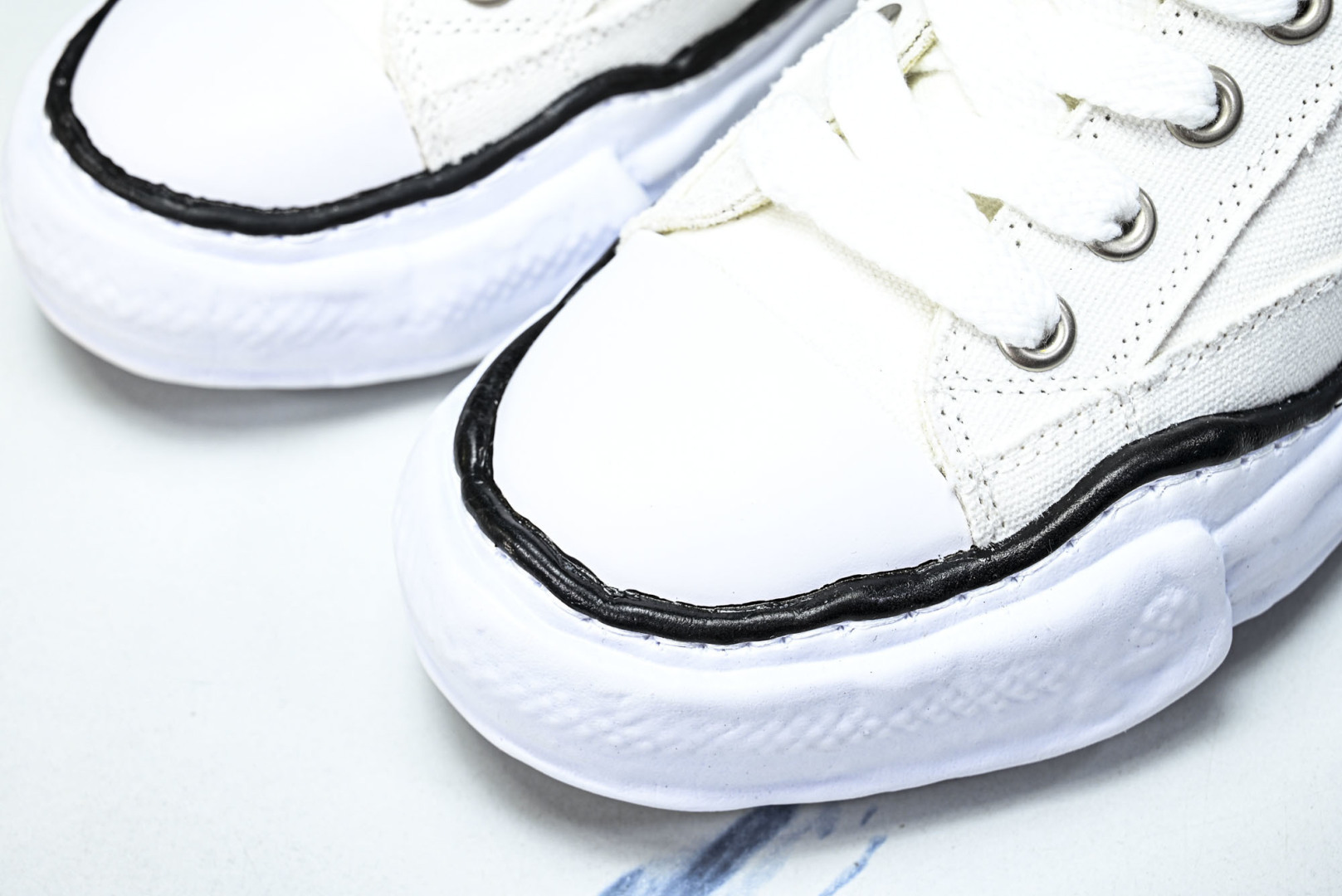 MMY 尺码35-46纯原版出品-MIHARA YASUHIRO 三原康裕 经典裸色帆布溶解鞋BX168