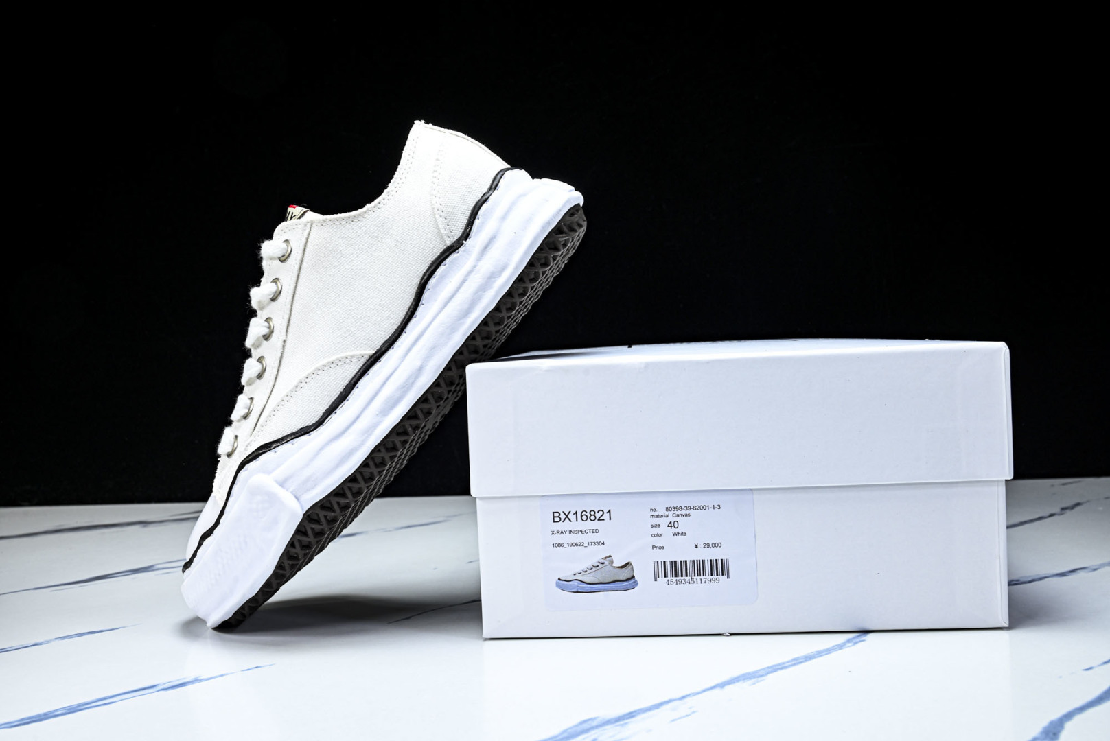 MMY 尺码35-46纯原版出品-MIHARA YASUHIRO 三原康裕 经典裸色帆布溶解鞋BX168